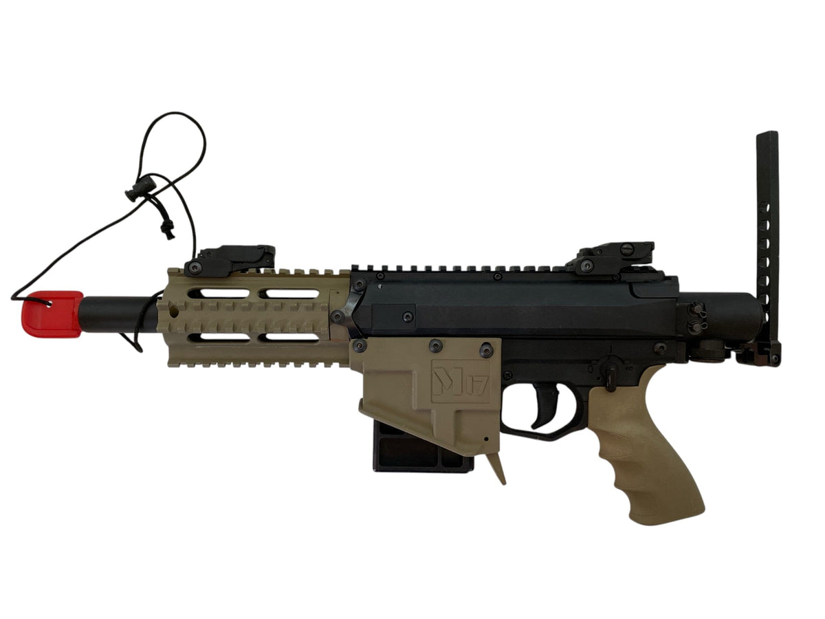Used Valken M17 Magfed Black/Tan Paintball Gun Paintball Gun from CPXBrosPaintball Buy/Sell/Trade Paintball Markers, New Paintball Guns, Paintball Hoppers, Paintball Masks, and Hormesis Headbands