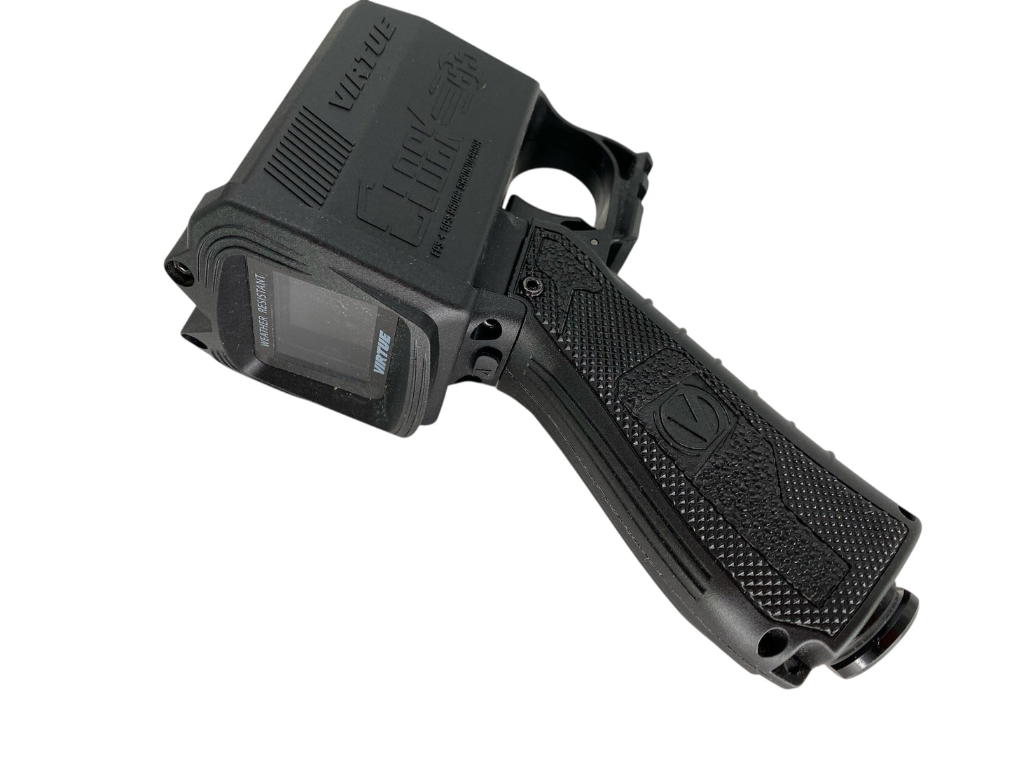 Used Virtue Clock 66 - FPS & BPS Chronograph Paintball Gun from CPXBrosPaintball Buy/Sell/Trade Paintball Markers, New Paintball Guns, Paintball Hoppers, Paintball Masks, and Hormesis Headbands