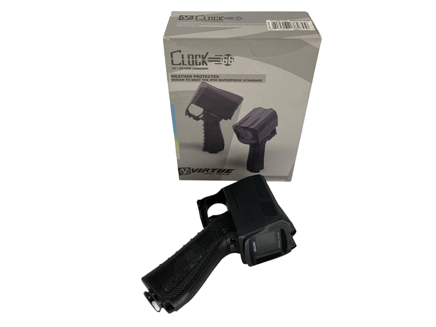 Used Virtue Clock 66 - FPS & BPS Chronograph Paintball Gun from CPXBrosPaintball Buy/Sell/Trade Paintball Markers, New Paintball Guns, Paintball Hoppers, Paintball Masks, and Hormesis Headbands