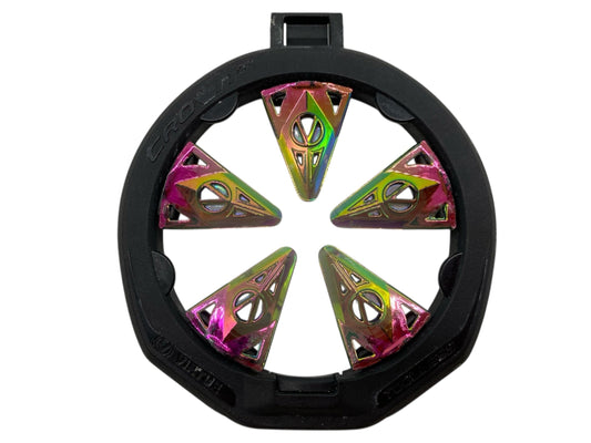 Used VIRTUE CROWNSF Ill or IV SPEED FEED - SPIRE III - BLACK/IRIDESCENT Paintball Gun from CPXBrosPaintball Buy/Sell/Trade Paintball Markers, New Paintball Guns, Paintball Hoppers, Paintball Masks, and Hormesis Headbands