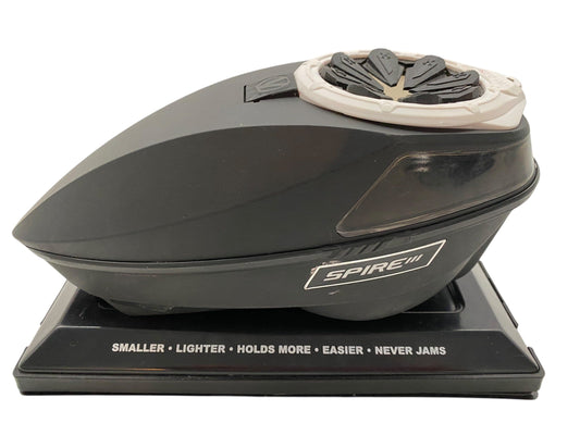 Used Virtue Spire 3 Black Paintball Hopper Loader Paintball Gun from CPXBrosPaintball Buy/Sell/Trade Paintball Markers, New Paintball Guns, Paintball Hoppers, Paintball Masks, and Hormesis Headbands