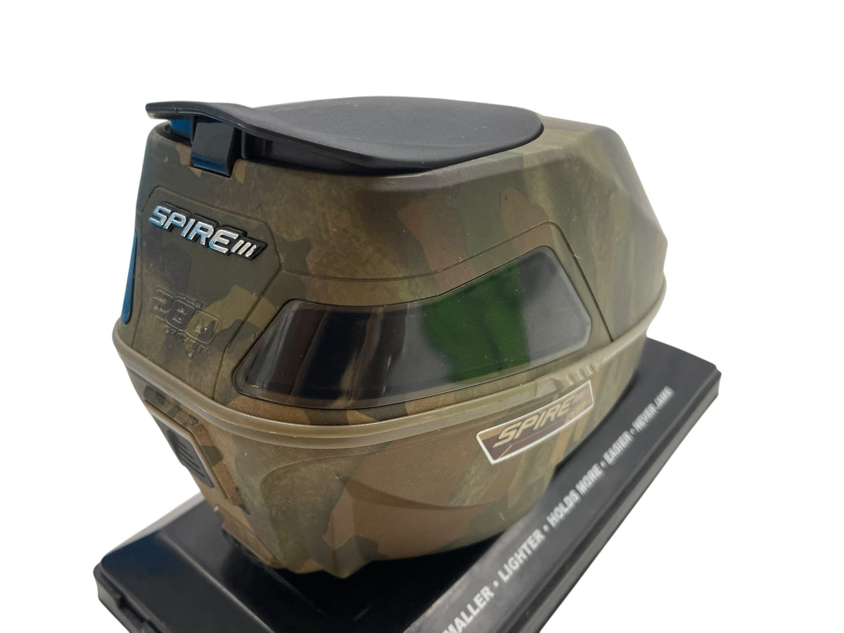 Used Virtue Spire 3 Paintball Hopper Loader Camo Big shell Paintball Gun from CPXBrosPaintball Buy/Sell/Trade Paintball Markers, New Paintball Guns, Paintball Hoppers, Paintball Masks, and Hormesis Headbands