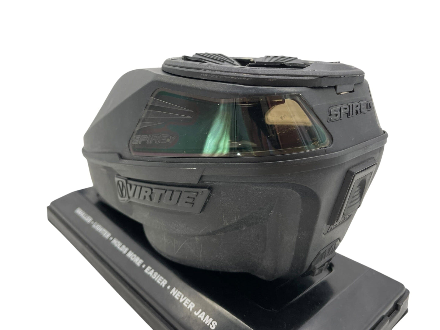 Used Virtue Spire 5 Black Paintball Hopper Loader Paintball Gun from CPXBrosPaintball Buy/Sell/Trade Paintball Markers, New Paintball Guns, Paintball Hoppers, Paintball Masks, and Hormesis Headbands