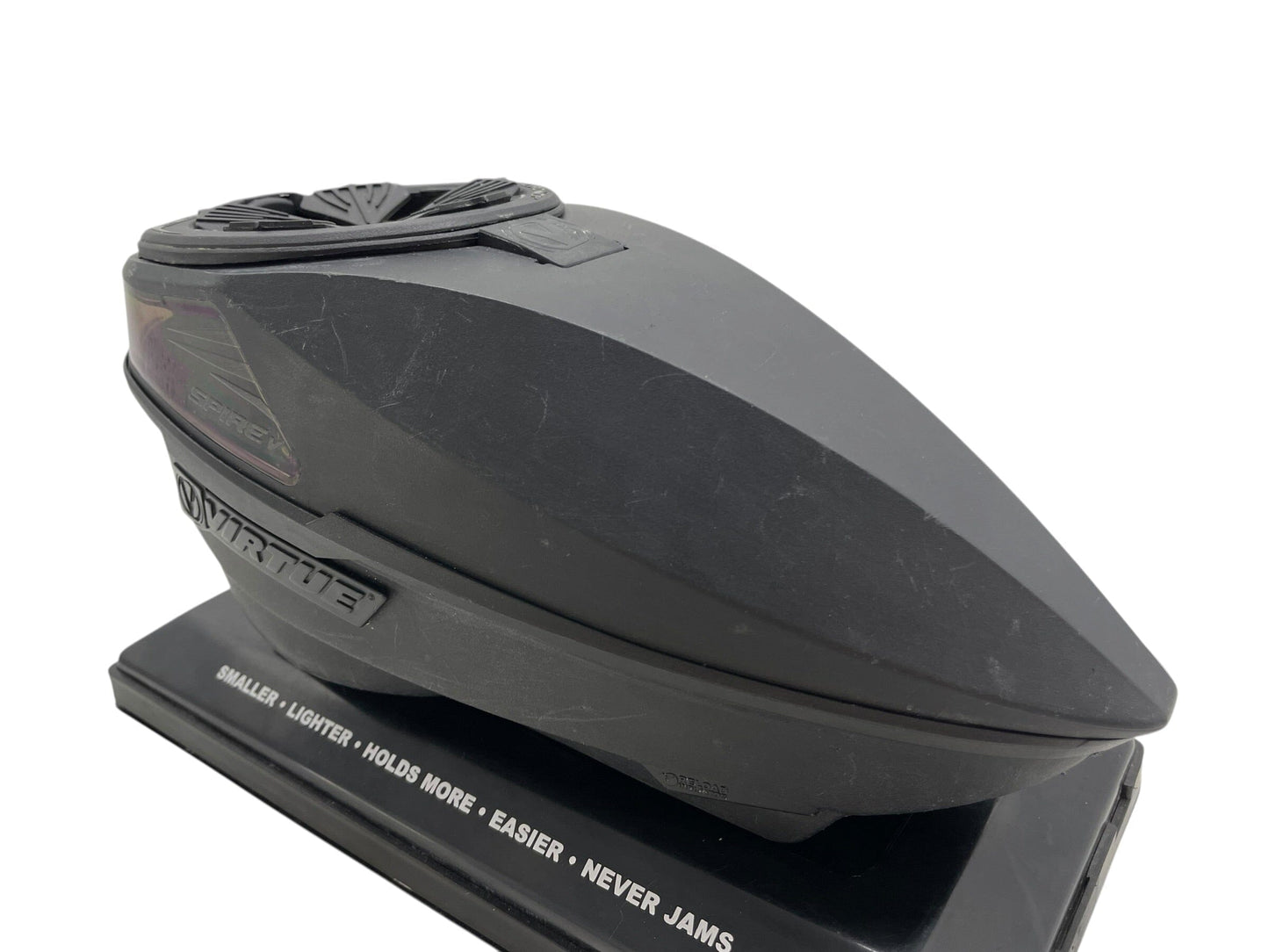 Used Virtue Spire 5 Black Paintball Hopper Loader Paintball Gun from CPXBrosPaintball Buy/Sell/Trade Paintball Markers, New Paintball Guns, Paintball Hoppers, Paintball Masks, and Hormesis Headbands