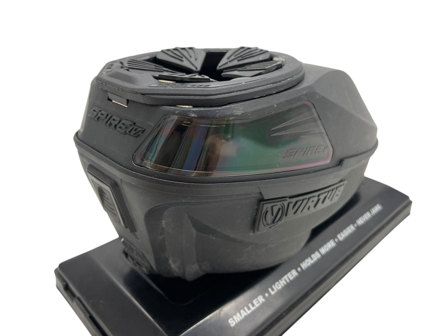 Used Virtue Spire 5 Black Paintball Hopper Loader Paintball Gun from CPXBrosPaintball Buy/Sell/Trade Paintball Markers, New Paintball Guns, Paintball Hoppers, Paintball Masks, and Hormesis Headbands
