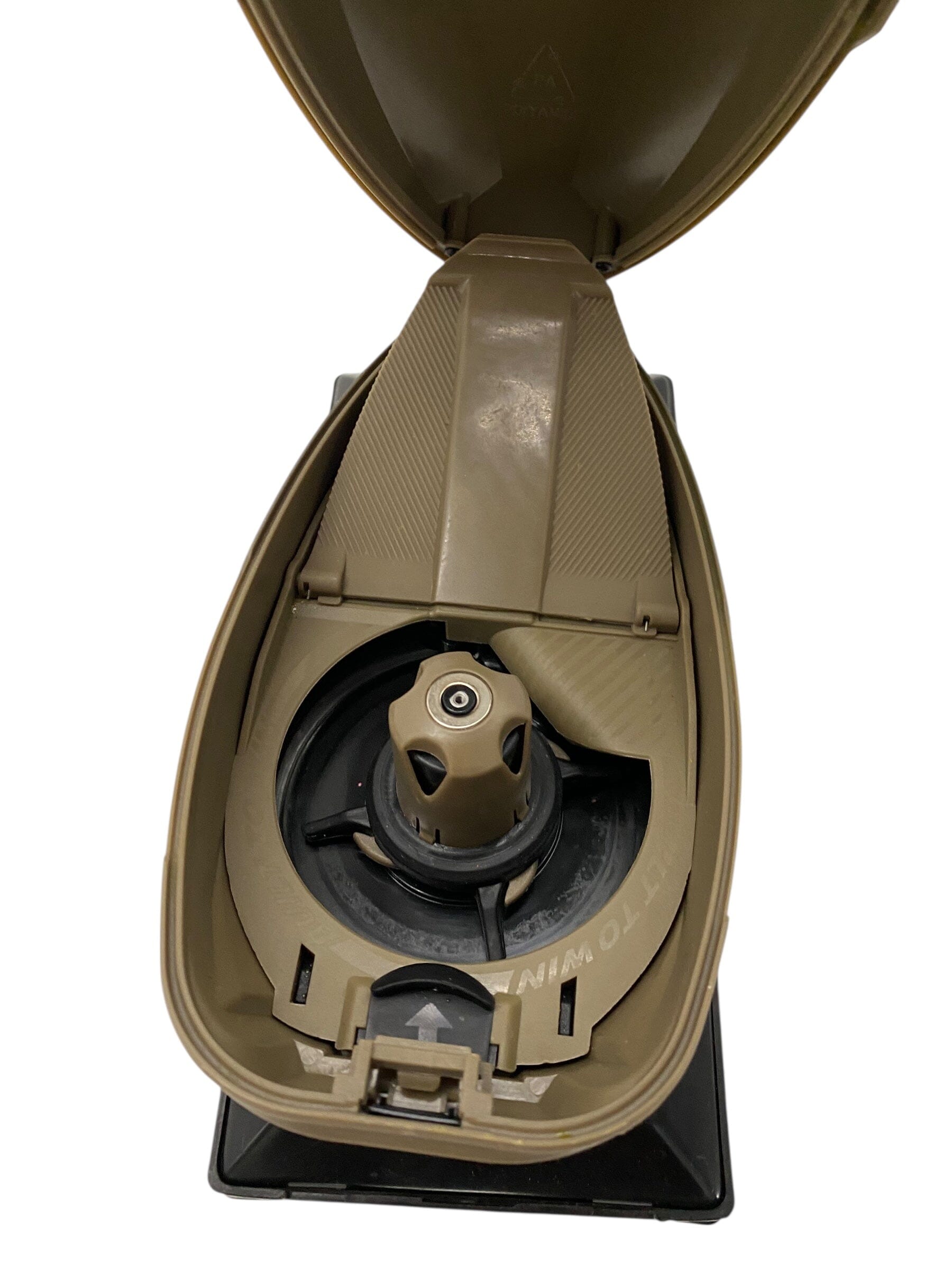 Used Virtue Spire 5 Paintball Hopper Loader Black/Tan Fade With Hk EVO Speed Feed Paintball Gun from CPXBrosPaintball Buy/Sell/Trade Paintball Markers, New Paintball Guns, Paintball Hoppers, Paintball Masks, and Hormesis Headbands