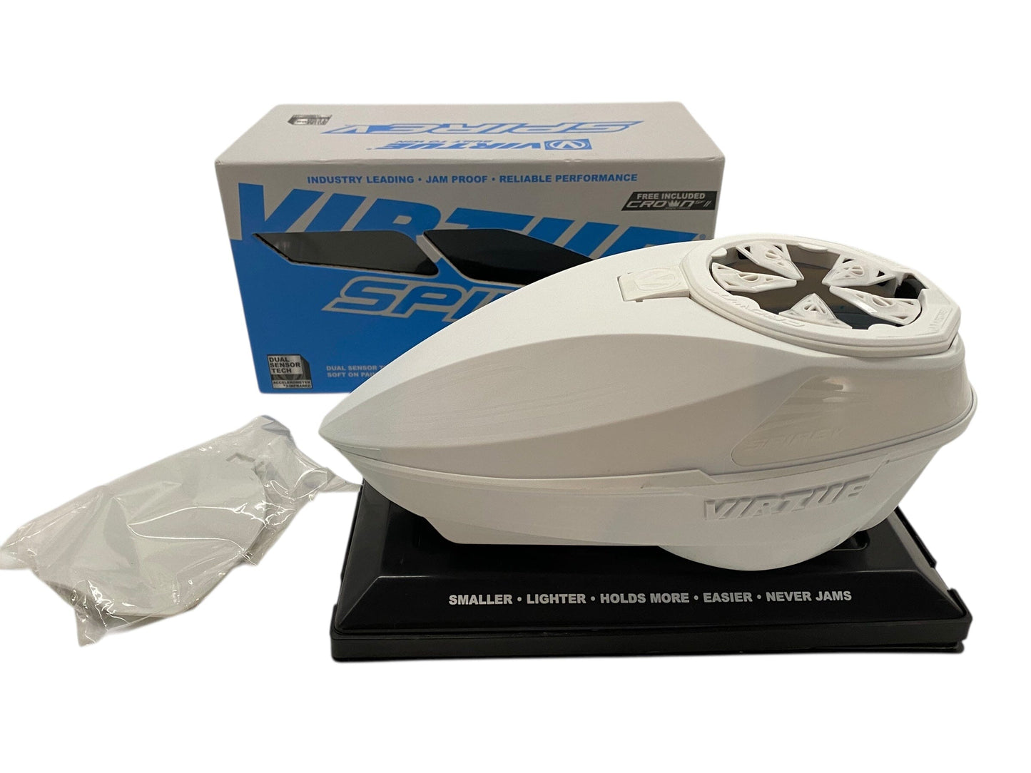 Used Virtue Spire 5 Paintball Hopper Loader Ghost Paintball Gun from CPXBrosPaintball Buy/Sell/Trade Paintball Markers, New Paintball Guns, Paintball Hoppers, Paintball Masks, and Hormesis Headbands