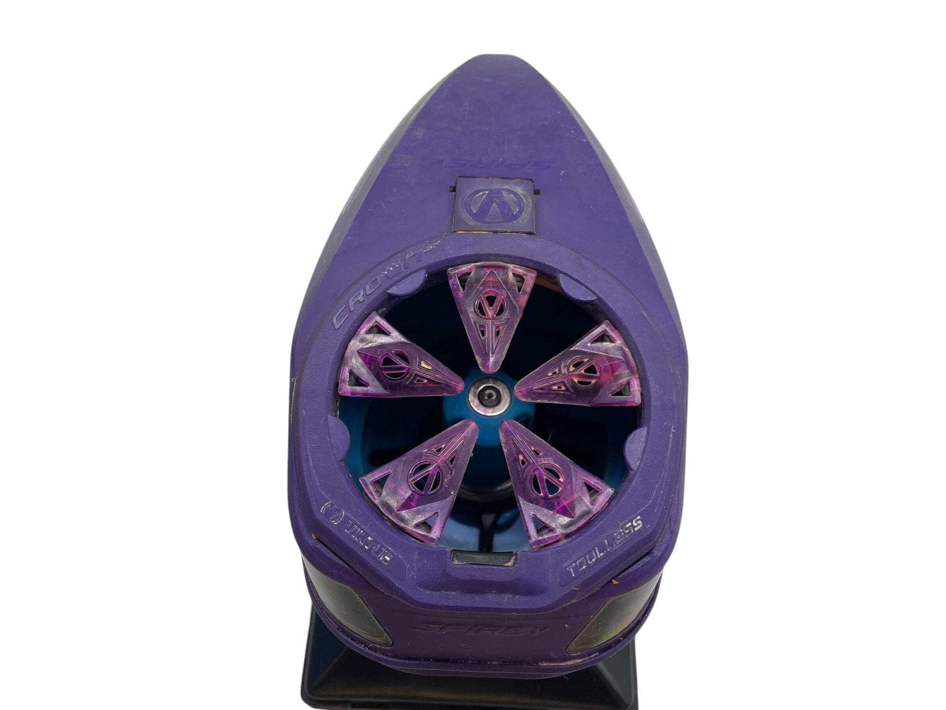 Used Virtue Spire 5 Purple Paintball Hopper Loader Paintball Gun from CPXBrosPaintball Buy/Sell/Trade Paintball Markers, New Paintball Guns, Paintball Hoppers, Paintball Masks, and Hormesis Headbands