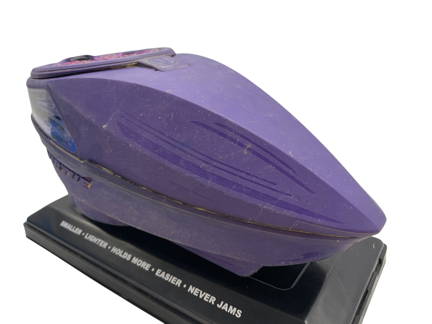 Used Virtue Spire 5 Purple Paintball Hopper Loader Paintball Gun from CPXBrosPaintball Buy/Sell/Trade Paintball Markers, New Paintball Guns, Paintball Hoppers, Paintball Masks, and Hormesis Headbands