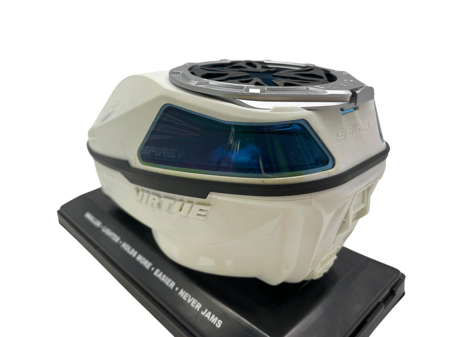 Used Virtue Spire 5 White Paintball Hopper Loader Paintball Gun from CPXBrosPaintball Buy/Sell/Trade Paintball Markers, New Paintball Guns, Paintball Hoppers, Paintball Masks, and Hormesis Headbands