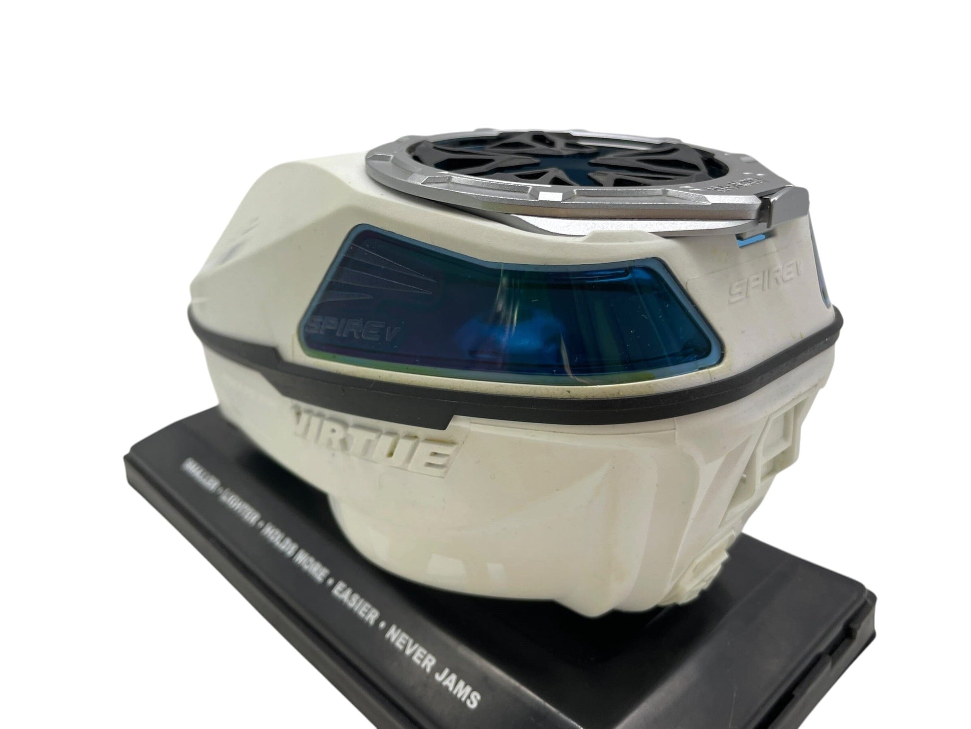 Used Virtue Spire 5 White Paintball Hopper Loader Paintball Gun from CPXBrosPaintball Buy/Sell/Trade Paintball Markers, New Paintball Guns, Paintball Hoppers, Paintball Masks, and Hormesis Headbands