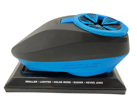 Used Virtue Spire iR2 Teal/Black W/ Speed Feed Paintball Hopper Loader Paintball Gun from CPXBrosPaintball Buy/Sell/Trade Paintball Markers, New Paintball Guns, Paintball Hoppers, Paintball Masks, and Hormesis Headbands