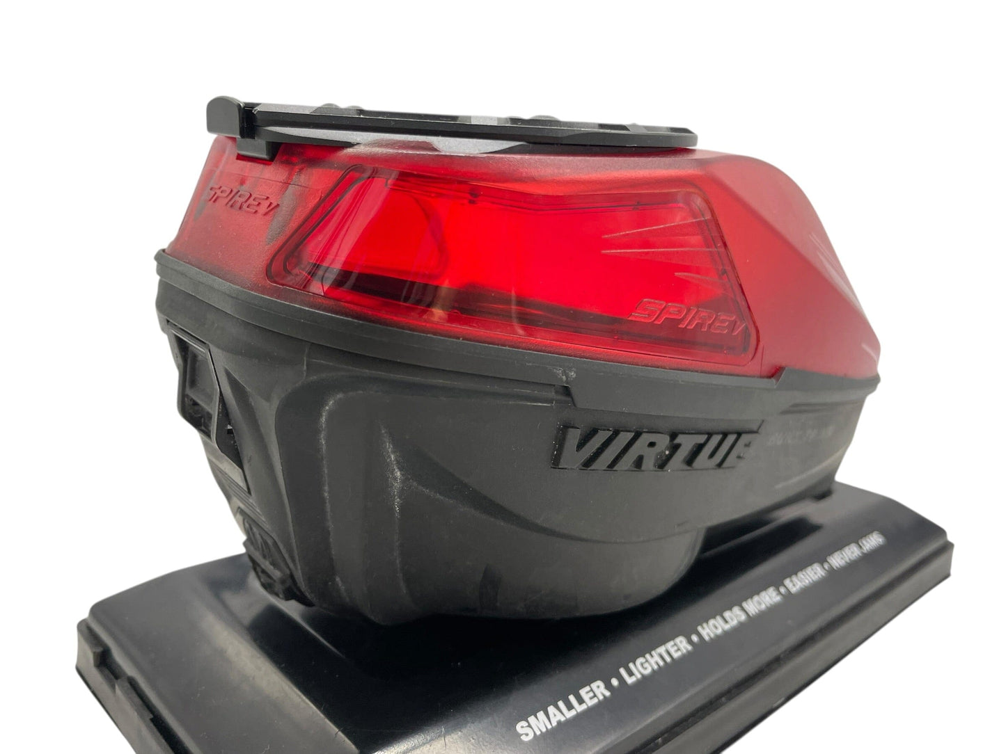 Used Virtue Spire V / 5 Loader Dust Crystal Red Paintball Gun from CPXBrosPaintball Buy/Sell/Trade Paintball Markers, New Paintball Guns, Paintball Hoppers, Paintball Masks, and Hormesis Headbands