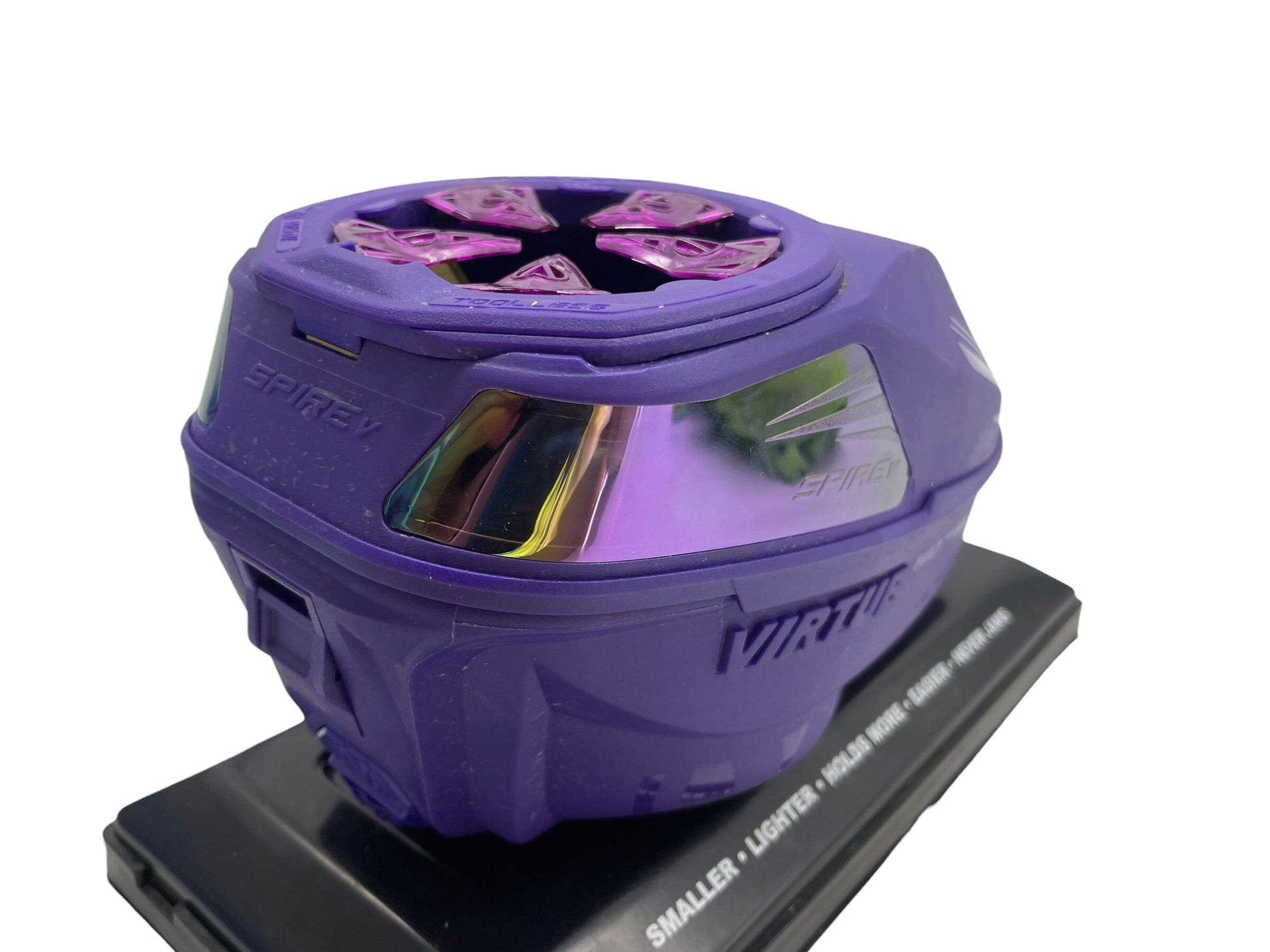 Used Virtue Spire V / 5 Loader - Purple Amethyst Paintball Gun from CPXBrosPaintball Buy/Sell/Trade Paintball Markers, New Paintball Guns, Paintball Hoppers, Paintball Masks, and Hormesis Headbands