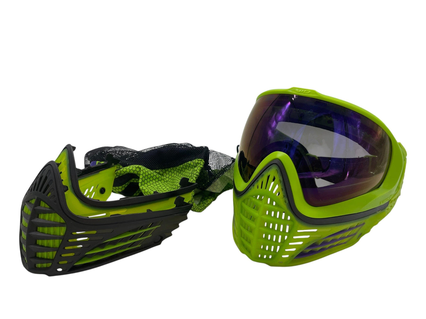 Used Virtue Vio X6 Paintball Mask - Acid Black + Extra Bottoms Paintball Gun from CPXBrosPaintball Buy/Sell/Trade Paintball Markers, New Paintball Guns, Paintball Hoppers, Paintball Masks, and Hormesis Headbands
