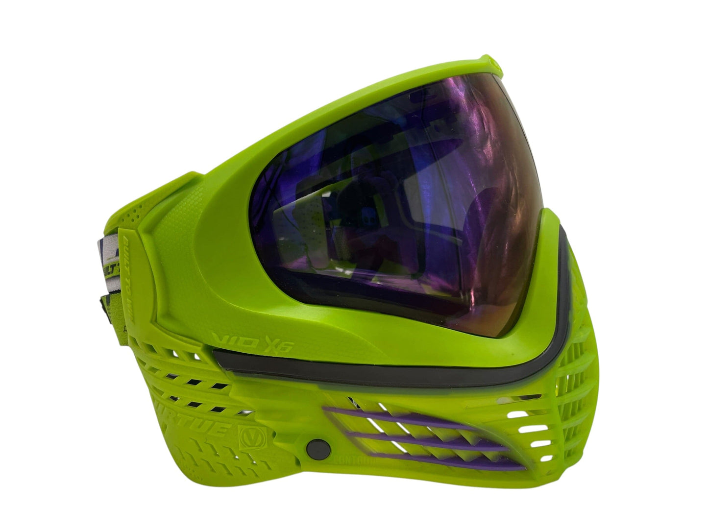 Used Virtue Vio X6 Paintball Mask - Acid Black + Extra Bottoms Paintball Gun from CPXBrosPaintball Buy/Sell/Trade Paintball Markers, New Paintball Guns, Paintball Hoppers, Paintball Masks, and Hormesis Headbands