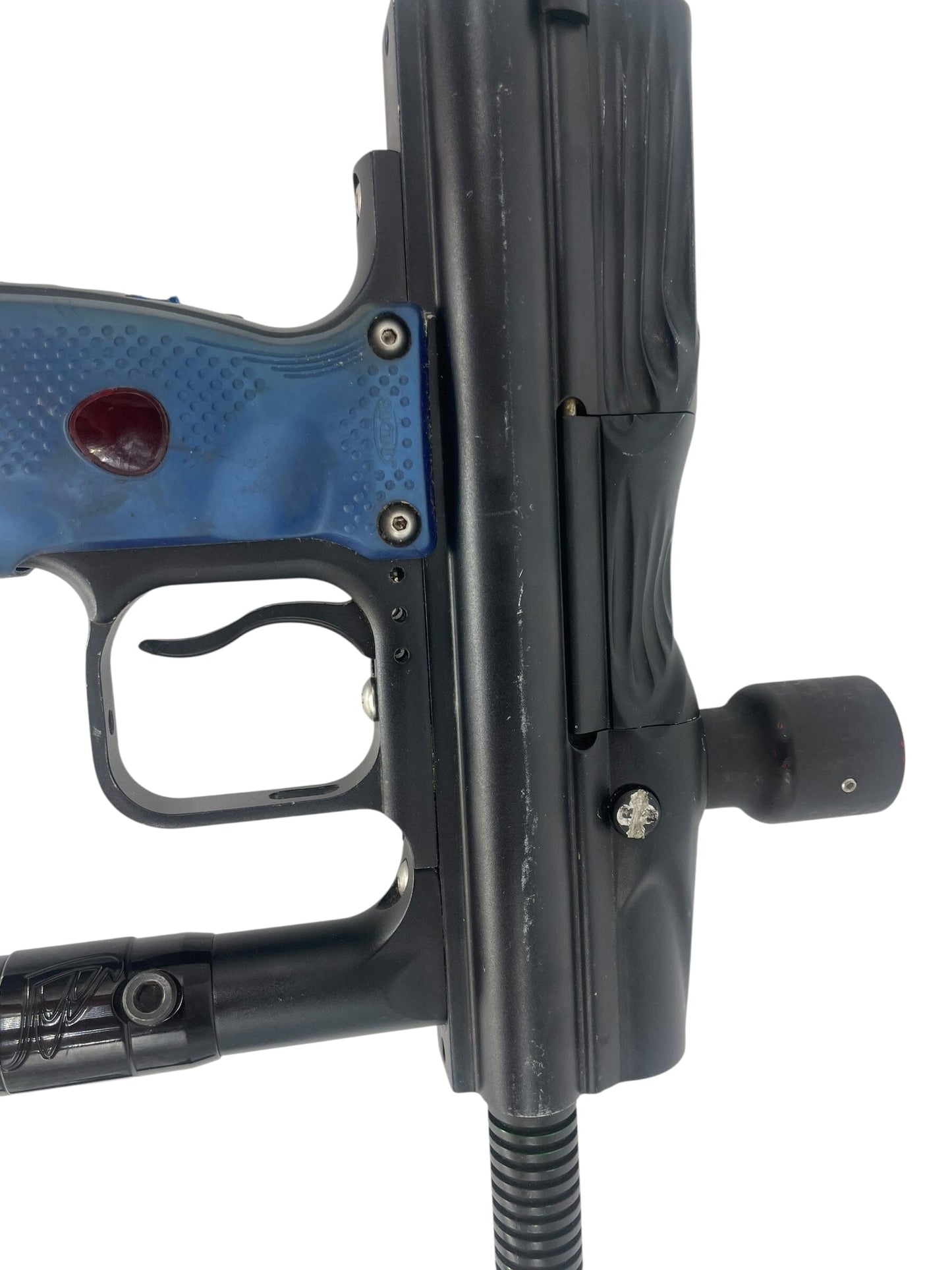 Used Warped Sportz Angel Speed Demon Black Paintball Gun from CPXBrosPaintball Buy/Sell/Trade Paintball Markers, New Paintball Guns, Paintball Hoppers, Paintball Masks, and Hormesis Headbands