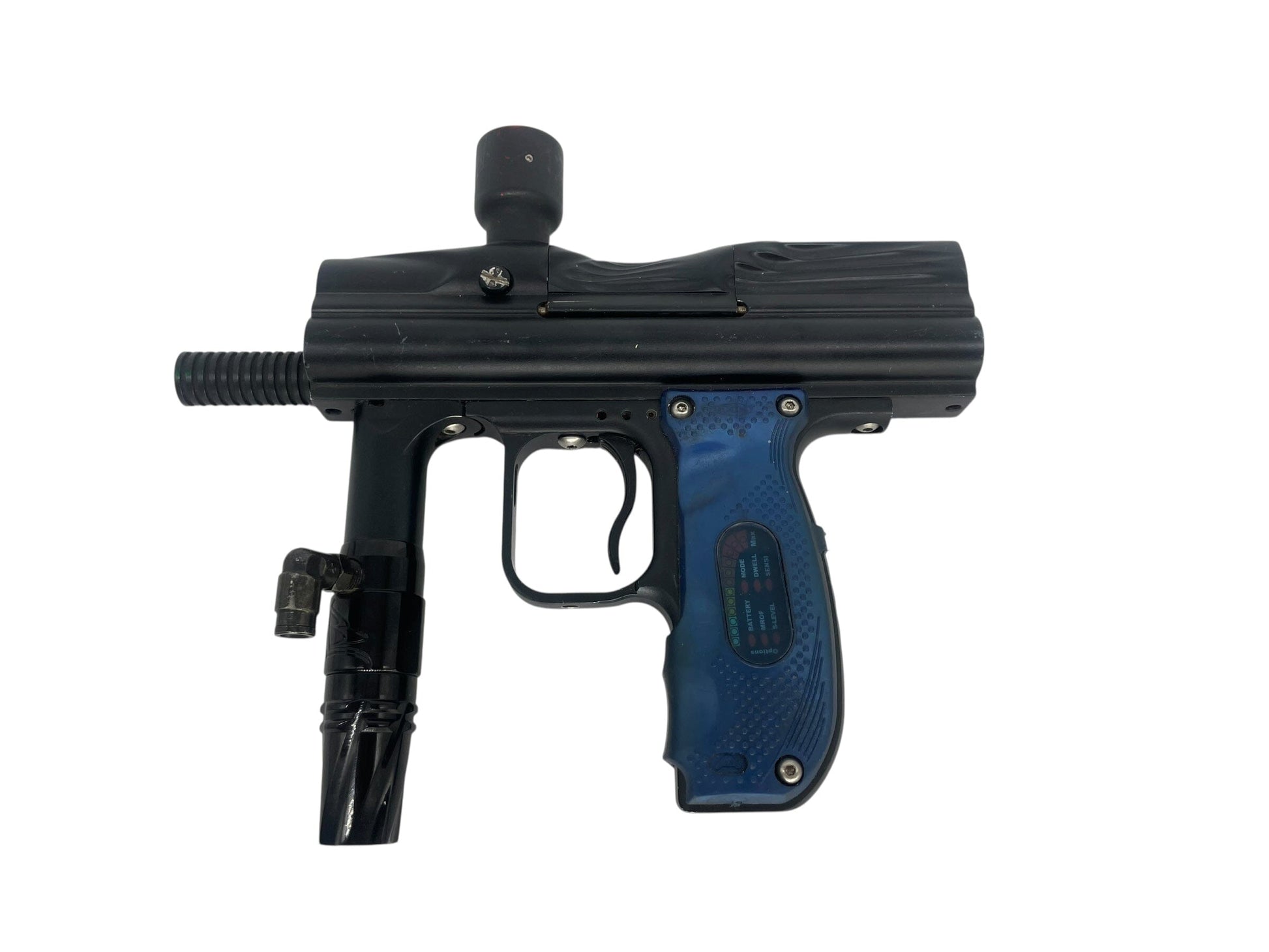Used Warped Sportz Angel Speed Demon Black Paintball Gun from CPXBrosPaintball Buy/Sell/Trade Paintball Markers, New Paintball Guns, Paintball Hoppers, Paintball Masks, and Hormesis Headbands