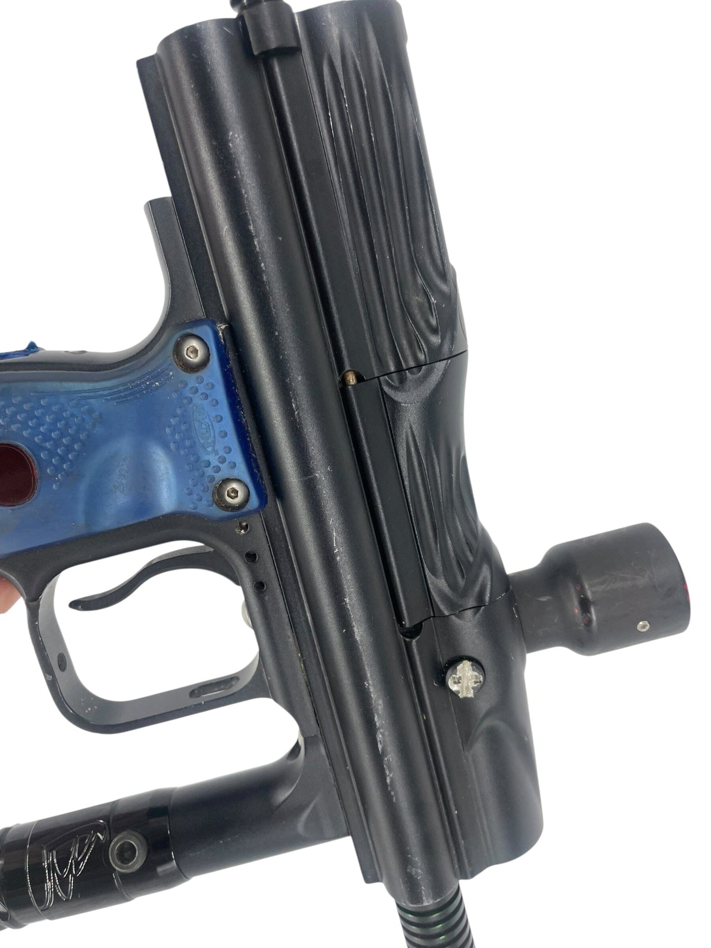 Used Warped Sportz Angel Speed Demon Black Paintball Gun from CPXBrosPaintball Buy/Sell/Trade Paintball Markers, New Paintball Guns, Paintball Hoppers, Paintball Masks, and Hormesis Headbands