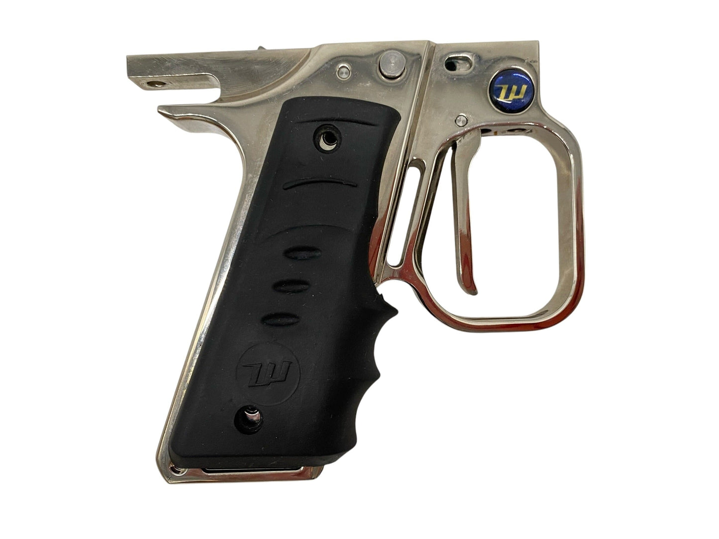 Used WGP Autococker Hinge Trigger Frame Assembly w/Grip Silver Paintball Gun from CPXBrosPaintball Buy/Sell/Trade Paintball Markers, New Paintball Guns, Paintball Hoppers, Paintball Masks, and Hormesis Headbands