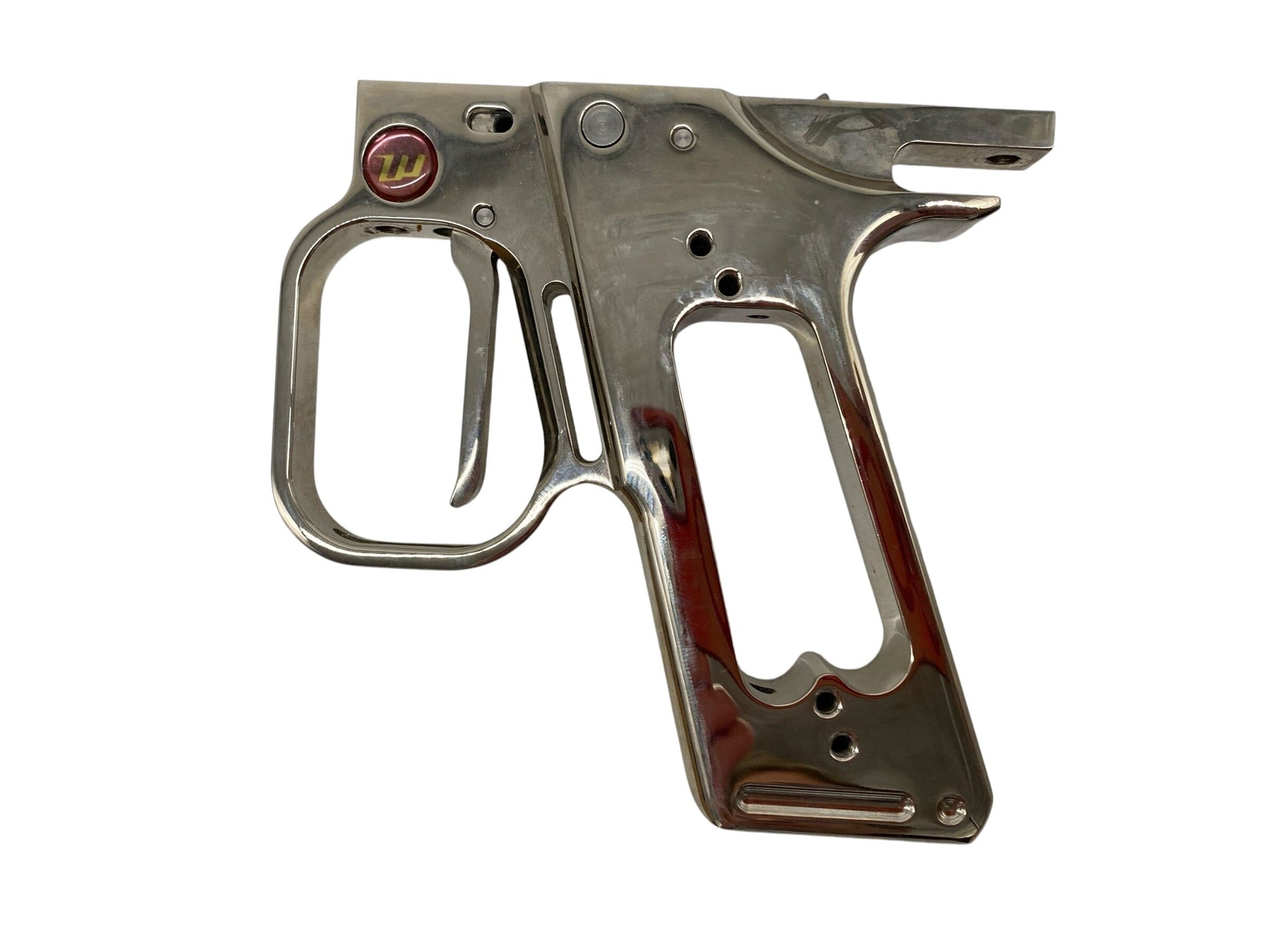 Used WGP Autococker Hinge Trigger Frame Assembly w/Grip Silver Paintball Gun from CPXBrosPaintball Buy/Sell/Trade Paintball Markers, New Paintball Guns, Paintball Hoppers, Paintball Masks, and Hormesis Headbands