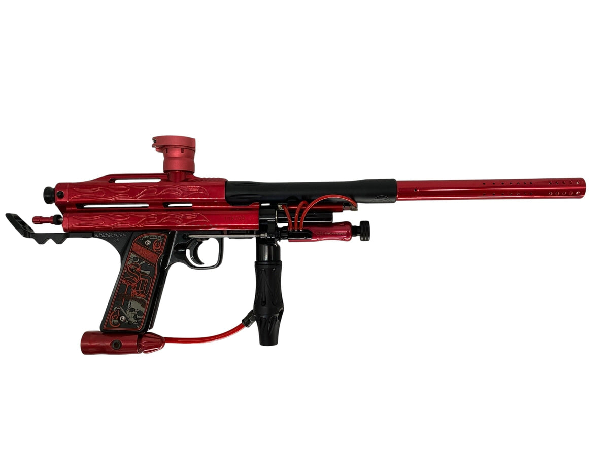 Used WGP Black Magic Autococker W/ Gunfighter 1.5 Trigger Frame Paintball Gun Paintball Gun from CPXBrosPaintball Buy/Sell/Trade Paintball Markers, New Paintball Guns, Paintball Hoppers, Paintball Masks, and Hormesis Headbands