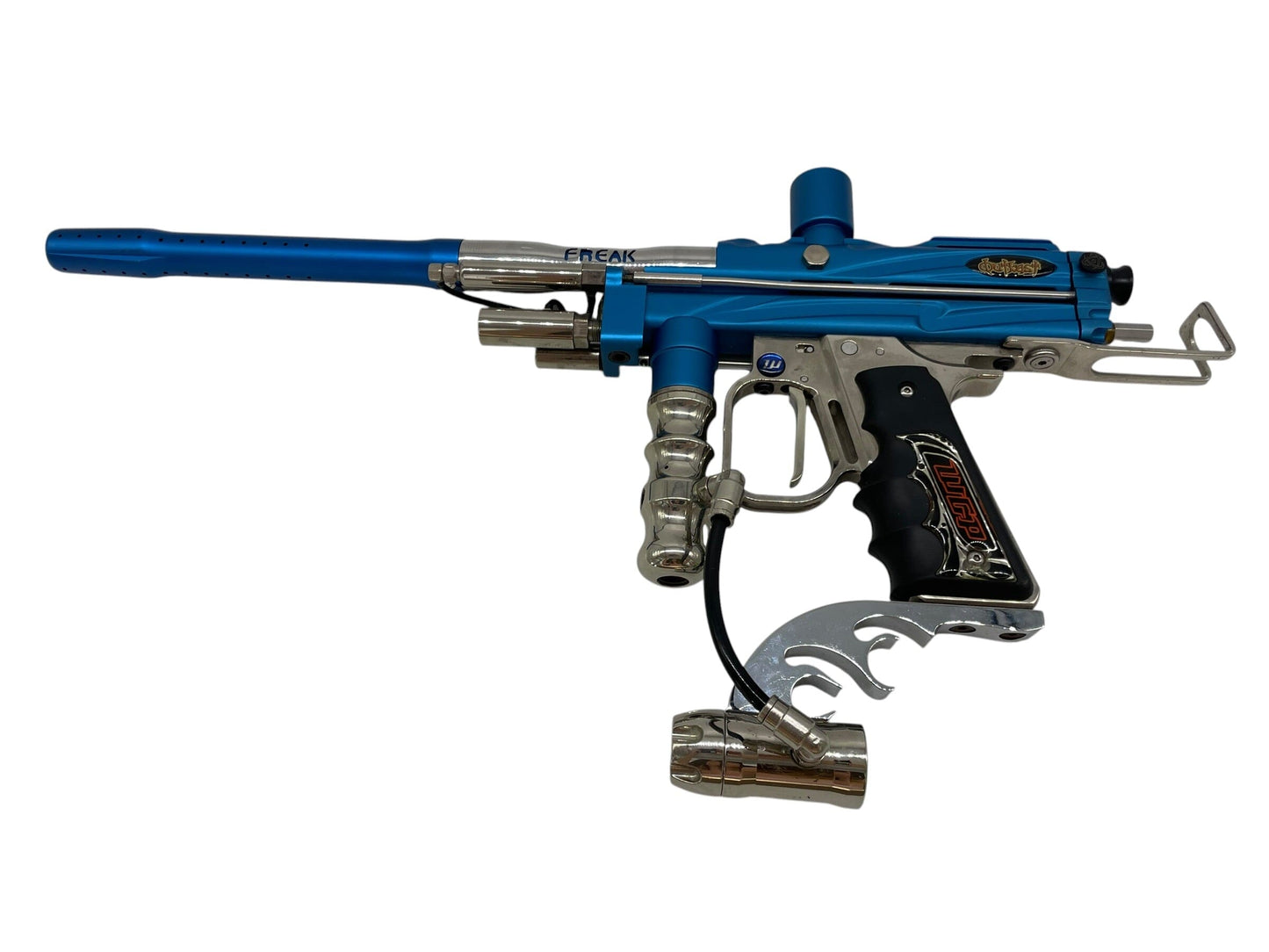 Used WGP OUTKAST AUTOCOCKER BLUE/SILVER PAINTBALL GUN Paintball Gun from CPXBrosPaintball Buy/Sell/Trade Paintball Markers, New Paintball Guns, Paintball Hoppers, Paintball Masks, and Hormesis Headbands