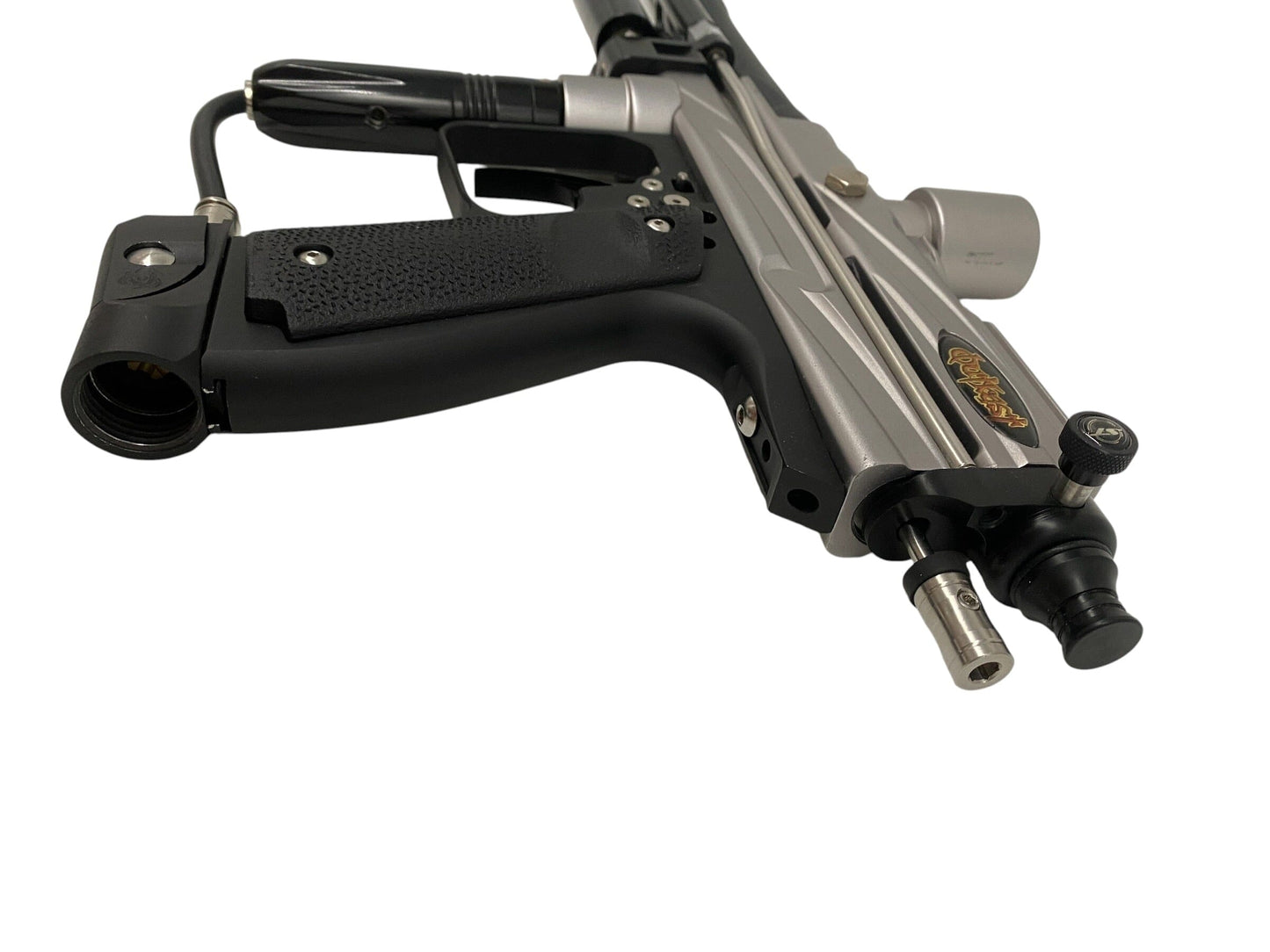 Used WGP Outkast Autococker Silver/Black Paintball Gun Paintball Gun from CPXBrosPaintball Buy/Sell/Trade Paintball Markers, New Paintball Guns, Paintball Hoppers, Paintball Masks, and Hormesis Headbands