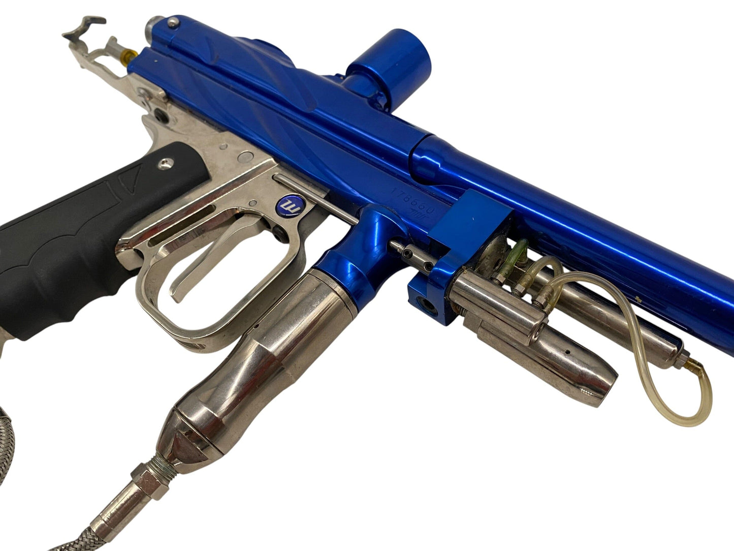 Used WGP Prostock Blue/Silver Paintball Gun Paintball Gun from CPXBrosPaintball Buy/Sell/Trade Paintball Markers, New Paintball Guns, Paintball Hoppers, Paintball Masks, and Hormesis Headbands