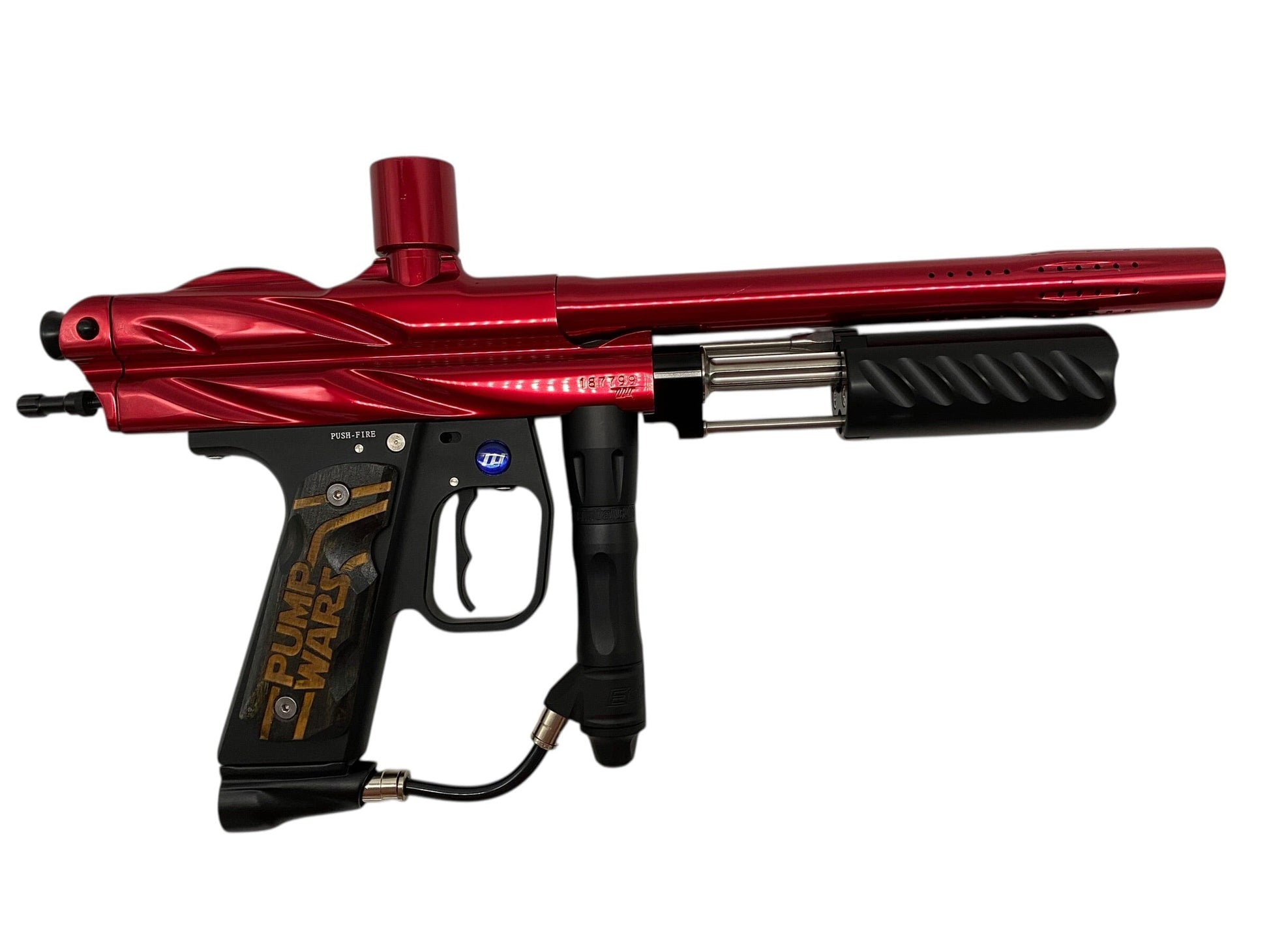 Used WGP Prostock Pump Red Paintball Gun Paintball Gun from CPXBrosPaintball Buy/Sell/Trade Paintball Markers, New Paintball Guns, Paintball Hoppers, Paintball Masks, and Hormesis Headbands