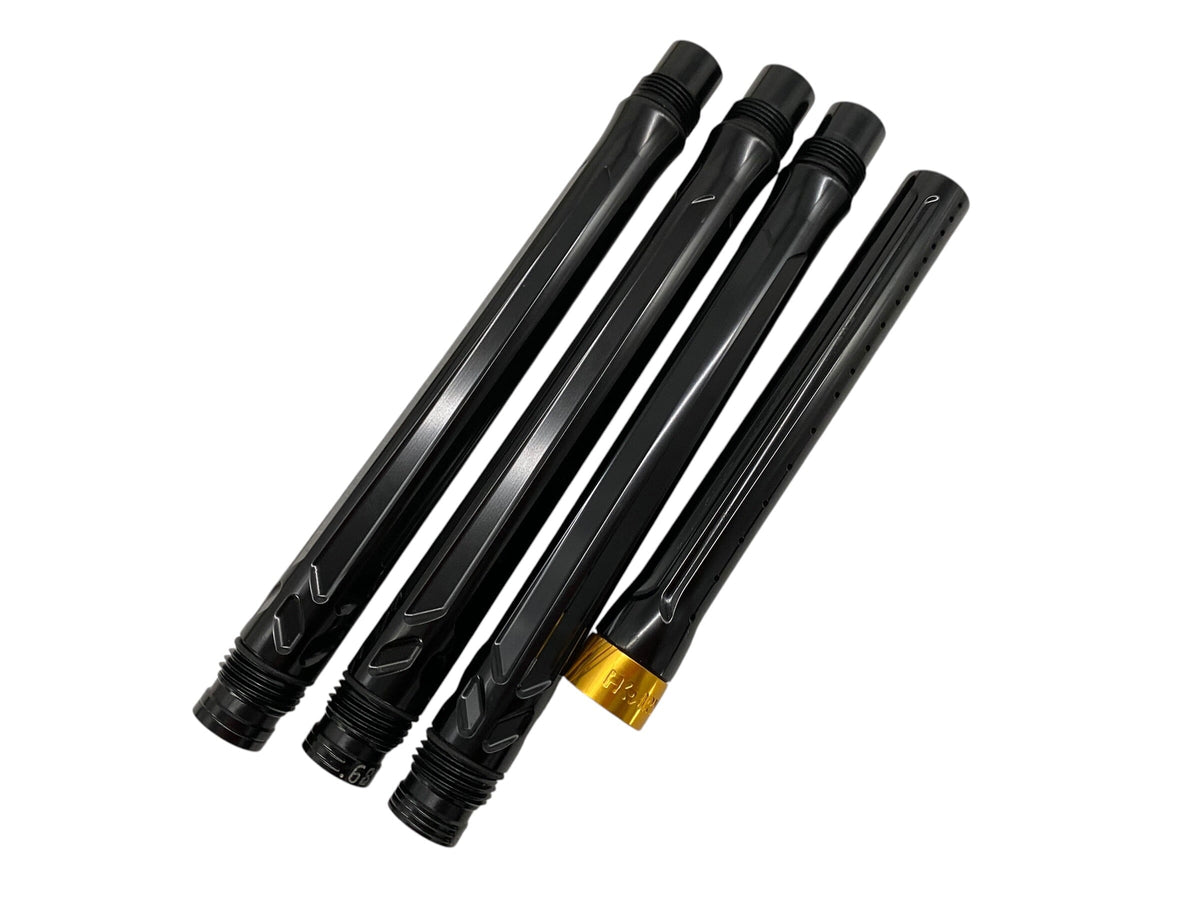 Used XV BARREL KIT - POLISHED BLACK - LUXE THREADS Paintball Gun from CPXBrosPaintball Buy/Sell/Trade Paintball Markers, New Paintball Guns, Paintball Hoppers, Paintball Masks, and Hormesis Headbands