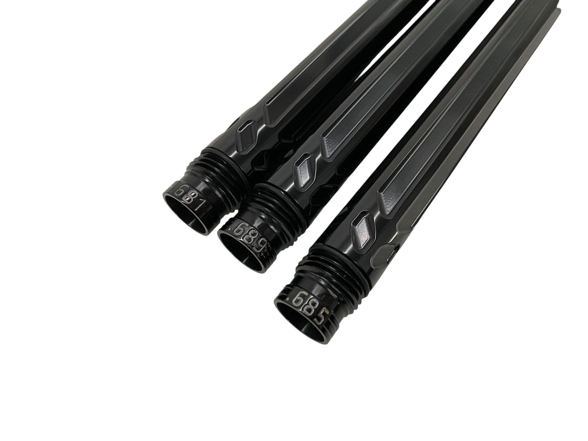 Used XV BARREL KIT - POLISHED BLACK - LUXE THREADS Paintball Gun from CPXBrosPaintball Buy/Sell/Trade Paintball Markers, New Paintball Guns, Paintball Hoppers, Paintball Masks, and Hormesis Headbands