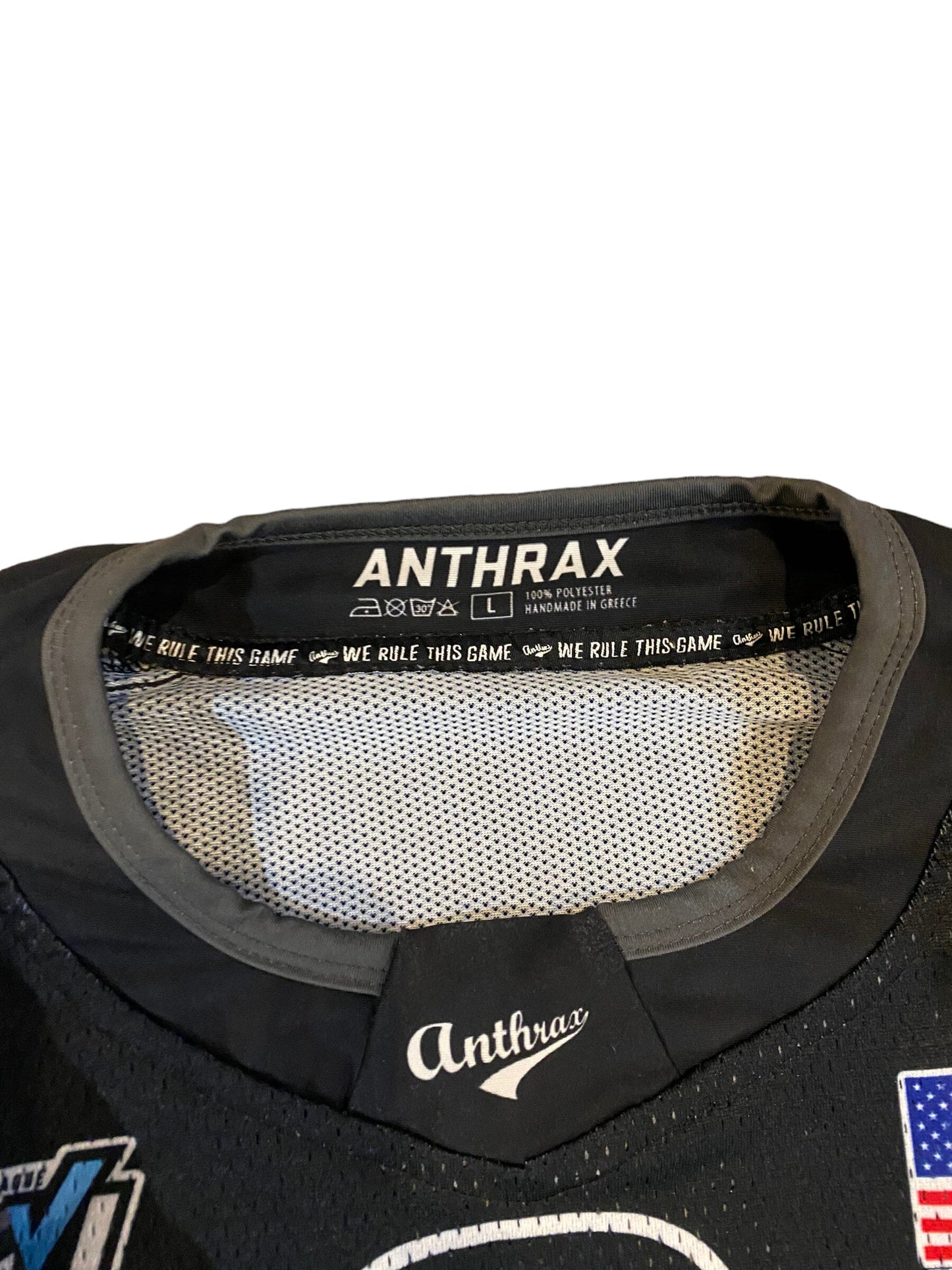 Used Anthrax SinMob Jersey size L Paintball Gun from CPXBrosPaintball Buy/Sell/Trade Paintball Markers, Paintball Hoppers, Paintball Masks, and Hormesis Headbands