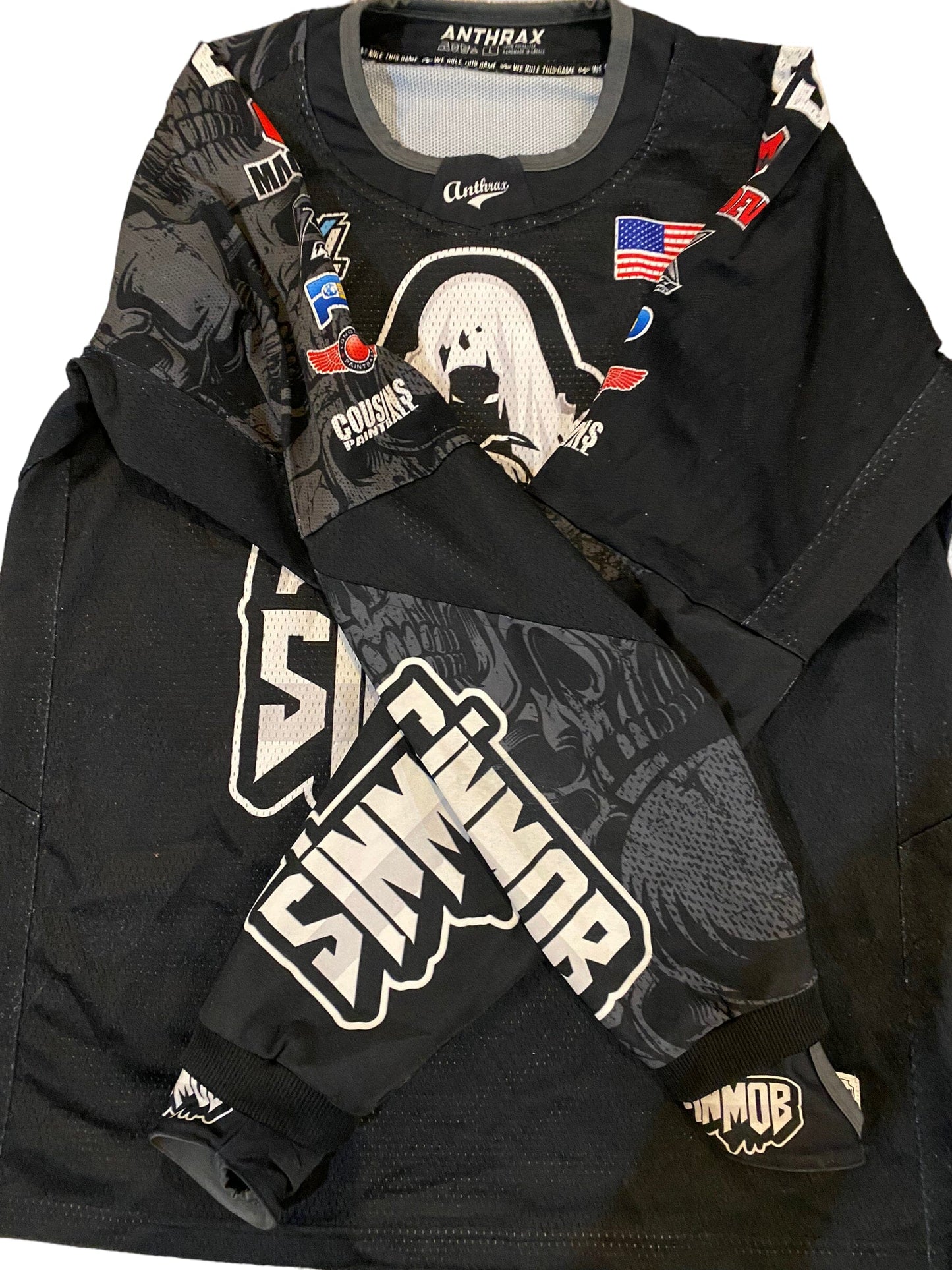 Used Anthrax SinMob Jersey size L Paintball Gun from CPXBrosPaintball Buy/Sell/Trade Paintball Markers, Paintball Hoppers, Paintball Masks, and Hormesis Headbands