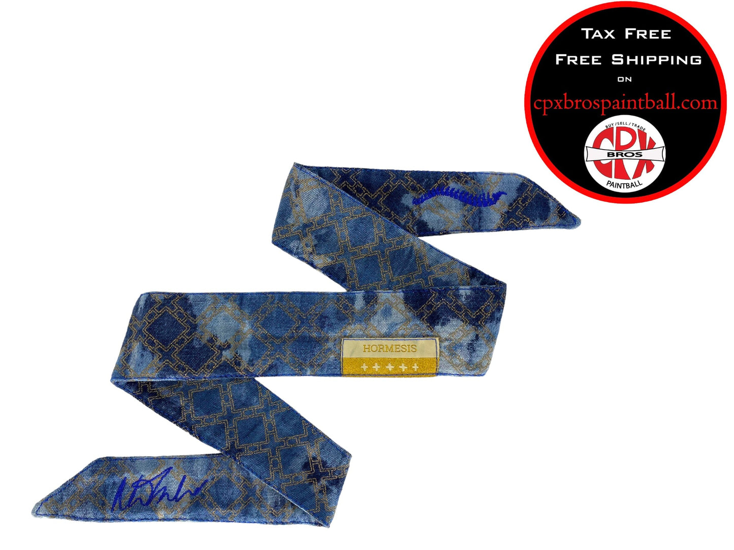 Used Hormesis Headband - The Nick Trutter Series - THE BACKBONE (Gold Tag) 128/292 Paintball Gun from CPXBrosPaintball Buy/Sell/Trade Paintball Markers, Paintball Hoppers, Paintball Masks, and Hormesis Headbands