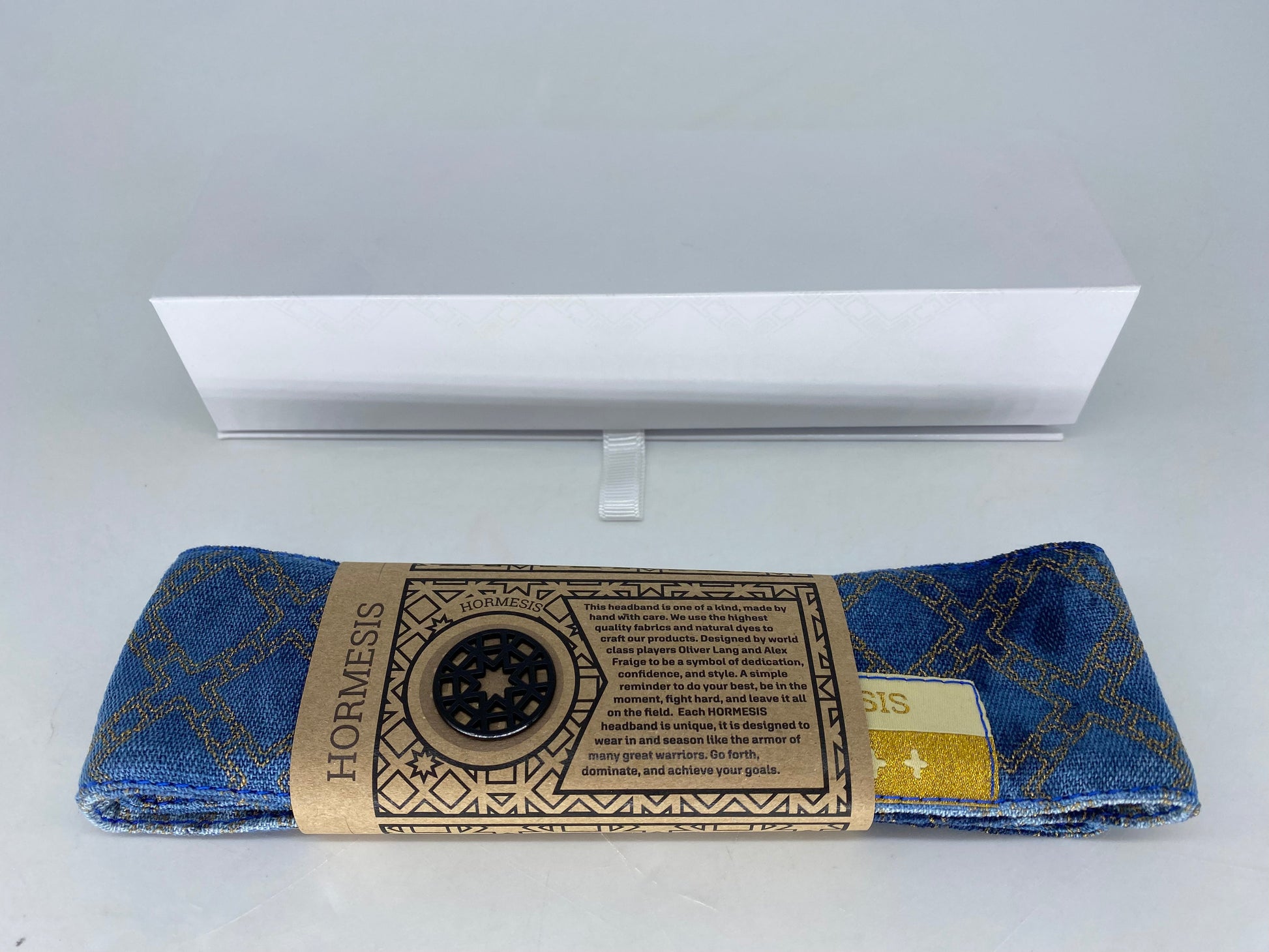 Used Hormesis Headband - The Nick Trutter Series - THE BACKBONE (Gold Tag) 87/292 Paintball Gun from CPXBrosPaintball Buy/Sell/Trade Paintball Markers, Paintball Hoppers, Paintball Masks, and Hormesis Headbands