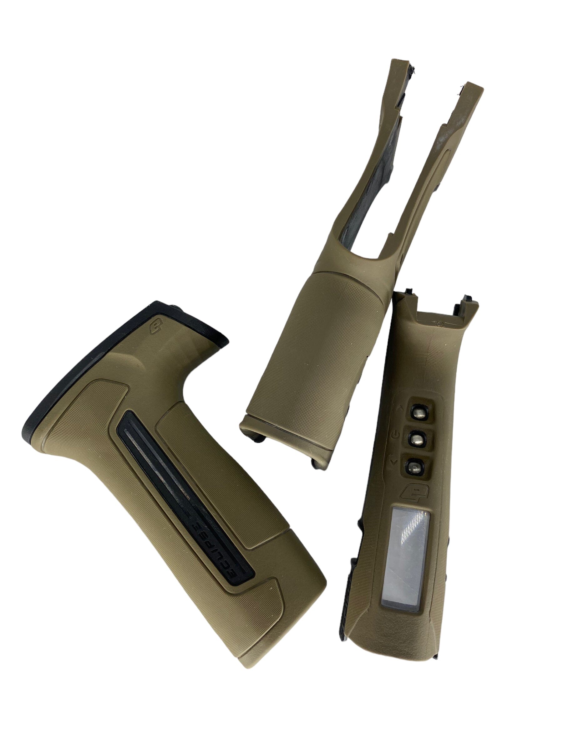 Used Planet Eclipse Cs2 Grips Brown Paintball Gun from CPXBrosPaintball Buy/Sell/Trade Paintball Markers, Paintball Hoppers, Paintball Masks, and Hormesis Headbands