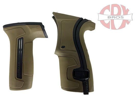 Used Planet Eclipse Cs2 Grips Brown Paintball Gun from CPXBrosPaintball Buy/Sell/Trade Paintball Markers, Paintball Hoppers, Paintball Masks, and Hormesis Headbands