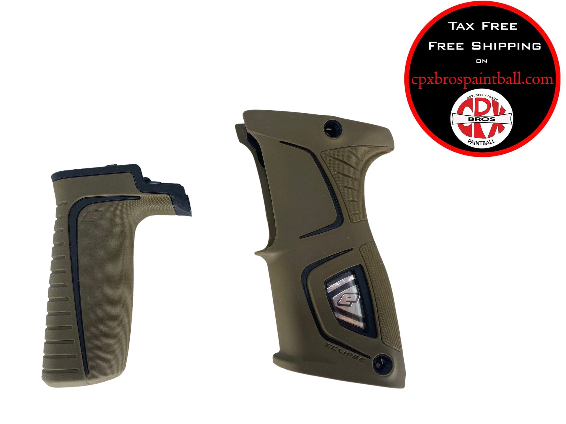 Used Planet Eclipse Gtek 170r Grips Brown CPXBrosPaintball 