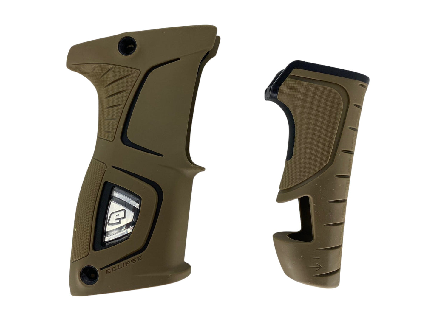 Used Planet Eclipse Paintball Grips Gtek 160r grips Stealth Grips Brown Paintball Gun from CPXBrosPaintball Buy/Sell/Trade Paintball Markers, Paintball Hoppers, Paintball Masks, and Hormesis Headbands